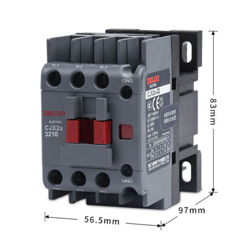 Contactor de potencia trifásico  CJX2-32 2