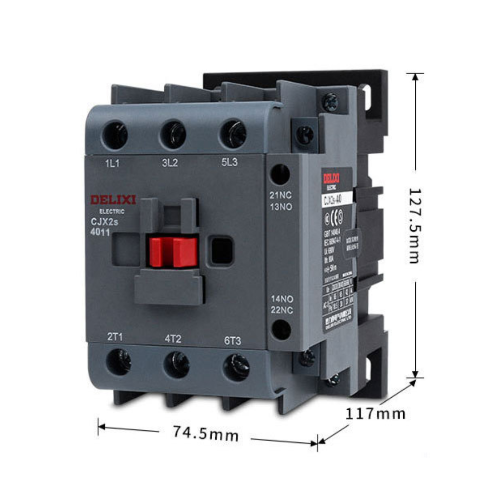 Contactor de potencia trifásico  CJX2-4011 2