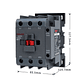 Contactor de potencia electromagnético trifásico  AC CJX2-8011 - Miniatura 2