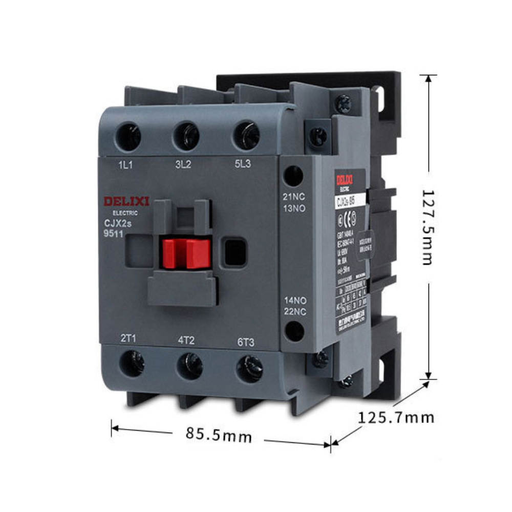 Contactor de potencia electromagnético trifásico  AC (CJX2-9511) 2
