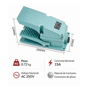 Interruptor de Pedal con Protección TFS-302