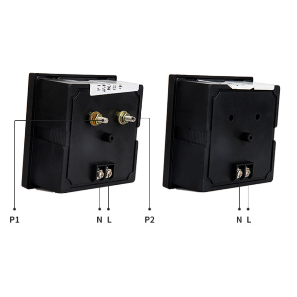 Voltímetro digital AC panel 80x80 mm  3