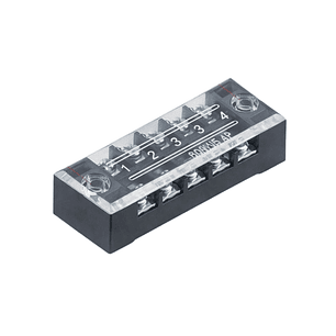 Regleta de conexión aislada / bornera de tornillo 4 polos