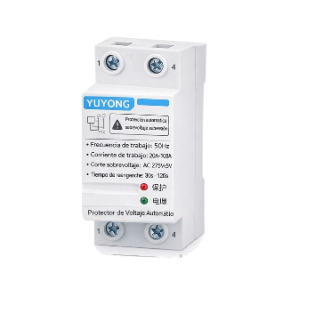 Protector de sobre y bajo voltaje 2 POLOS 63 A 1