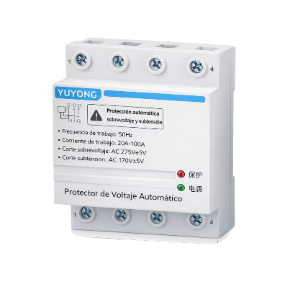 Protector de sobre y bajo voltaje 4 POLOS 32 A 1