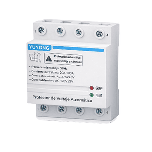 Protector de sobre y bajo voltaje 4 POLOS 32 A