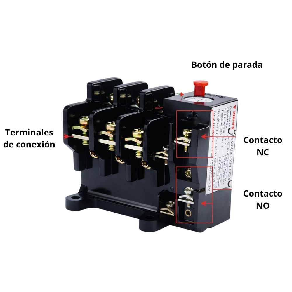 Relé térmico de sobrecarga JR36-20 1.0 – 1.3 A 2