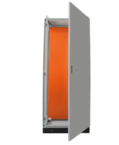 Gabinete metálico autosoportado  2000 x 1000 x 600 C/tapa Lateral  1