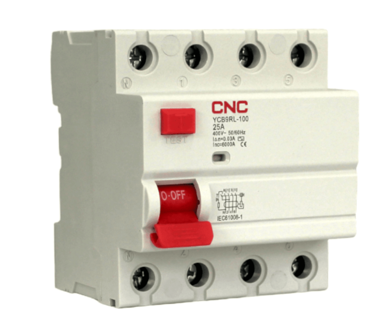 Interruptor diferencial 4P 25A 30mA 6KA CNC 1