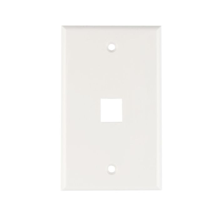 Placa PVC Faceplate 1 Módulo Rj-45 1