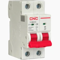  Interruptor termomagnetico omnipolar AC 2P 20A 6KA 1