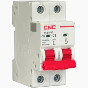 Interruptor termomagnetico omnipolar AC 2P 25A 6KA