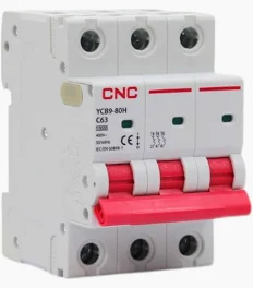 Interruptor termomagnetico 3P C 63A 10kA CNC 1
