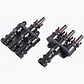  Conector MC4 1x3 -40C~90C IP67 - Miniatura 1