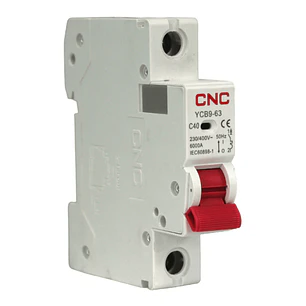 Interruptor termomagnetico AC 1P C 40A 6kA CNC