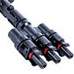  Conector MC4 1x3 -40C~90C IP67 - Miniatura 3