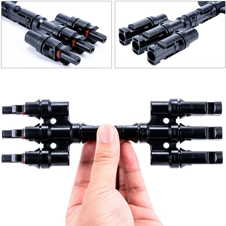  Conector MC4 1x3 -40C~90C IP67 4