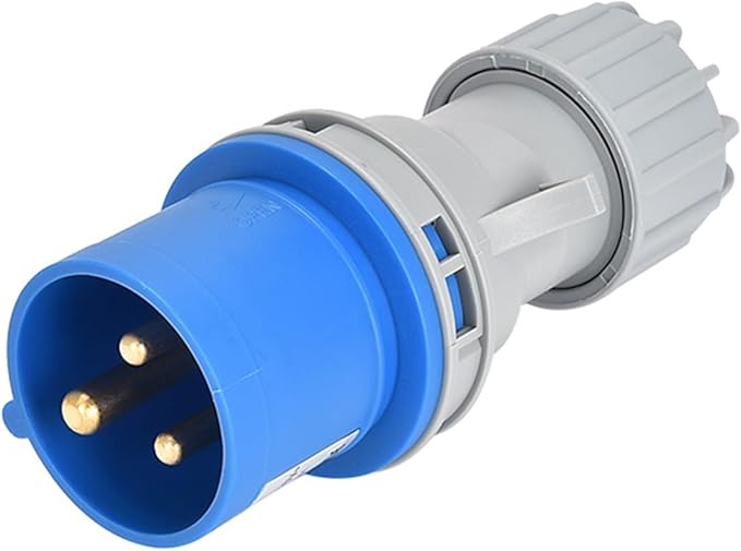 Enchufe Macho Volante 2P+T 16A IP44 220V 1