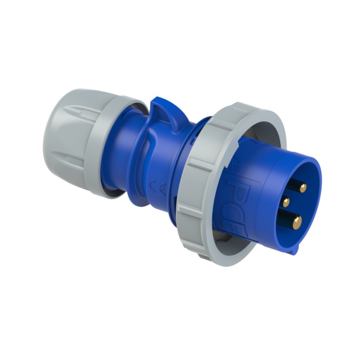 Enchufe Macho Volante 2P+T 16A IP67 220V 1