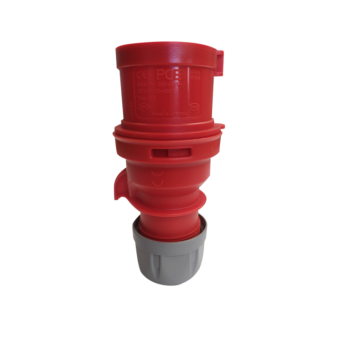 Enchufe Macho Volante 3P+N+T 32A IP44 380V  3