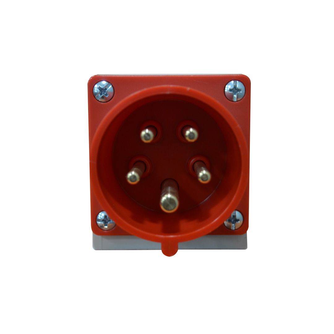 Enchufe Macho Sobrepuesto 3P+N+T 32A IP44 380V 2