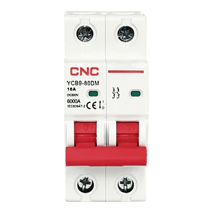 Interruptor termomagnetico DC 2P 16A 6KA CNC