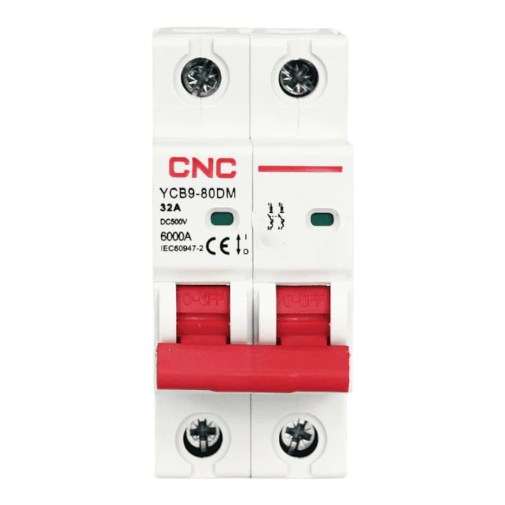  Interruptor termomagnetico DC 2P 32A 6KA CNC 1