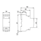Contactor modular 2P YCCH6 25A bobina 220VAC 2NO 2NC - Miniatura 3
