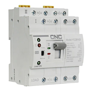 Switch de transferencia automatica YCQR 4P 63A