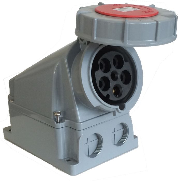 Enchufe Hembra Sobrepuesto 3P+N+T 63A IP67 380V 1