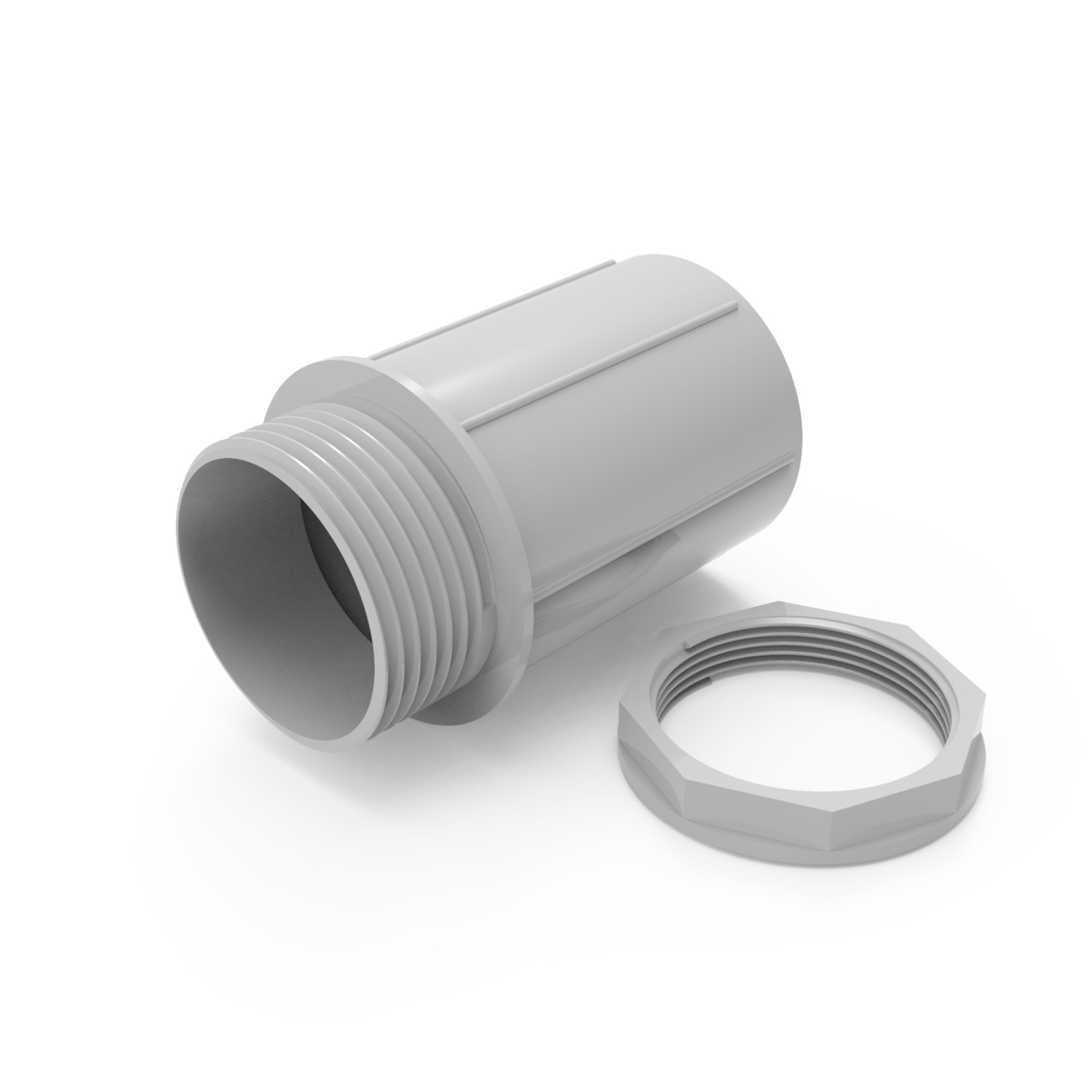 Conector recto libre de halógenos 25 mm - IP40 1