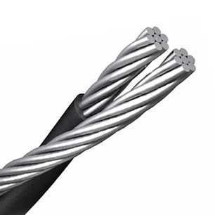 Cable Aluminio Preensamblado 2x16mm2 (1 Cond. Desnudo + 1 Cond. Aislado