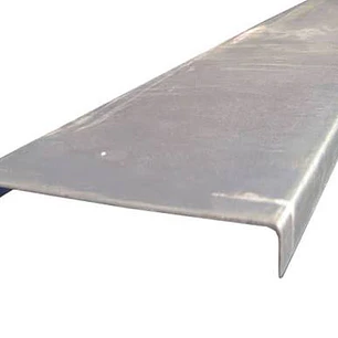 Tapa Pre Galvanizada 100x1x3000mm Para Bpc Y Epc