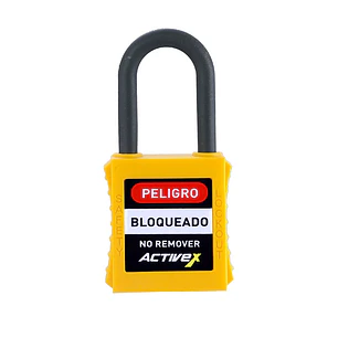 Candado Activex D31 Dieléctrico Amarillo