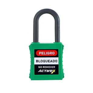 Candado Activex D31 Dieléctrico Verde