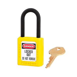 Candado Dieléctrico Master Lock 406 Amarillo
