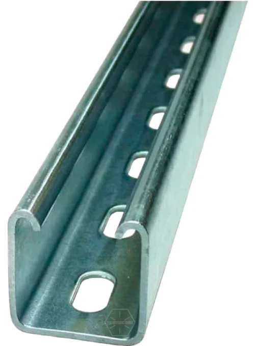 Riel Unistrut Zincado 1,5mm Ranurado 42x42x3000 2