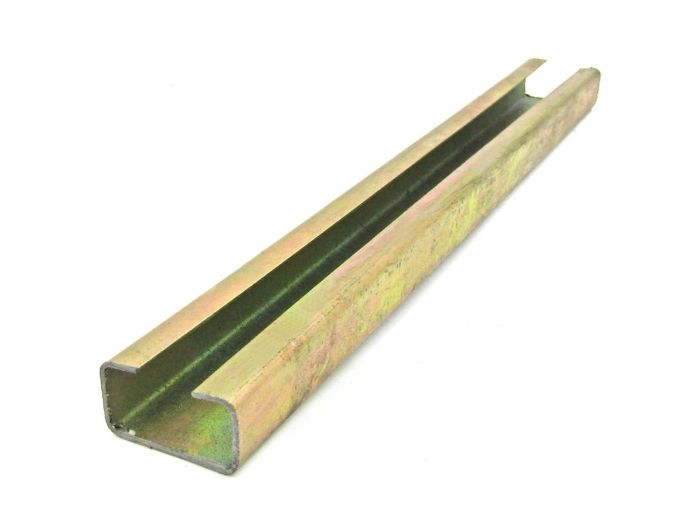 Riel 19x35mm Zincado Liso Tira 1 Mts. 1