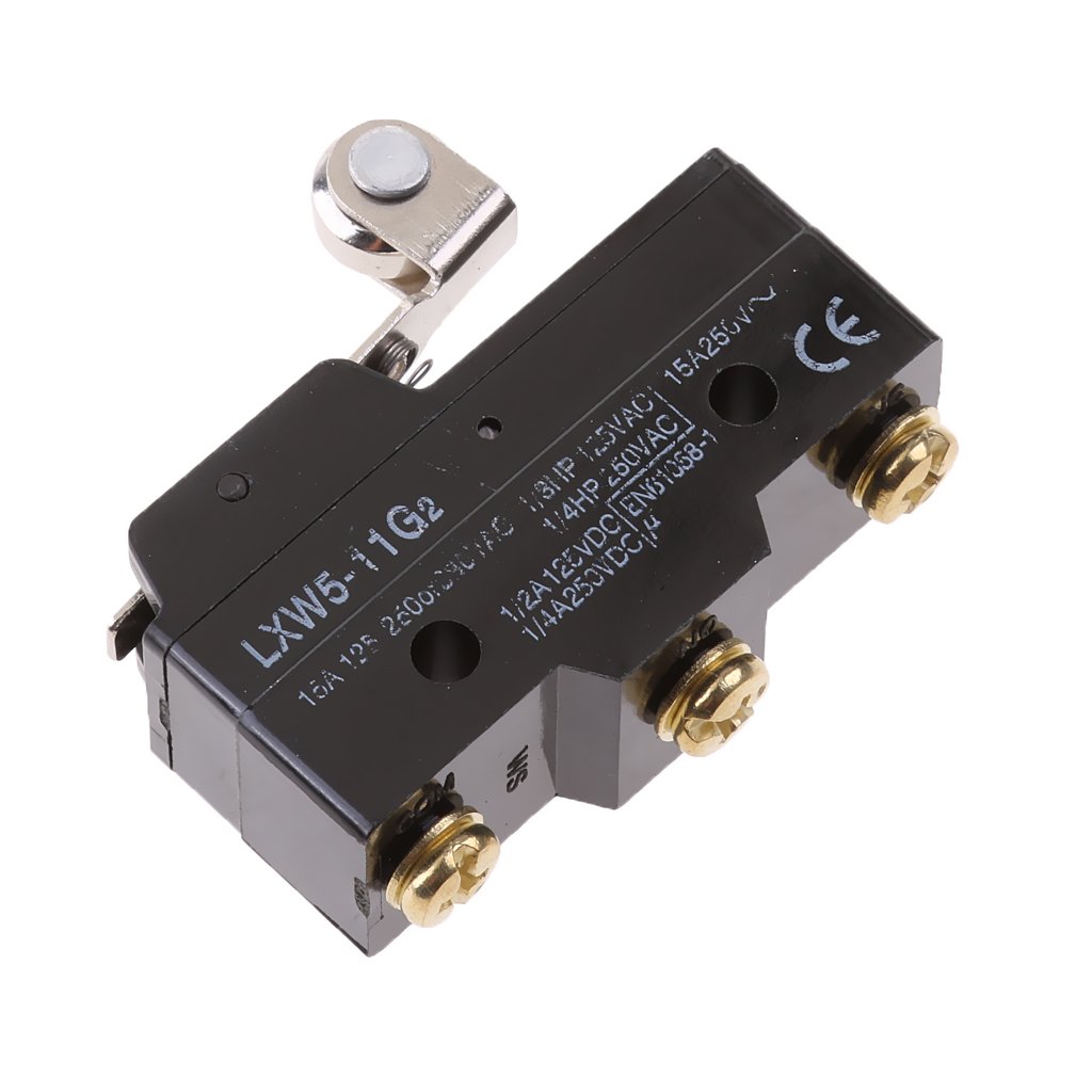 Micro Switch Final de Carrera LXW5-11G2  Palanca Corta con Roldana 1