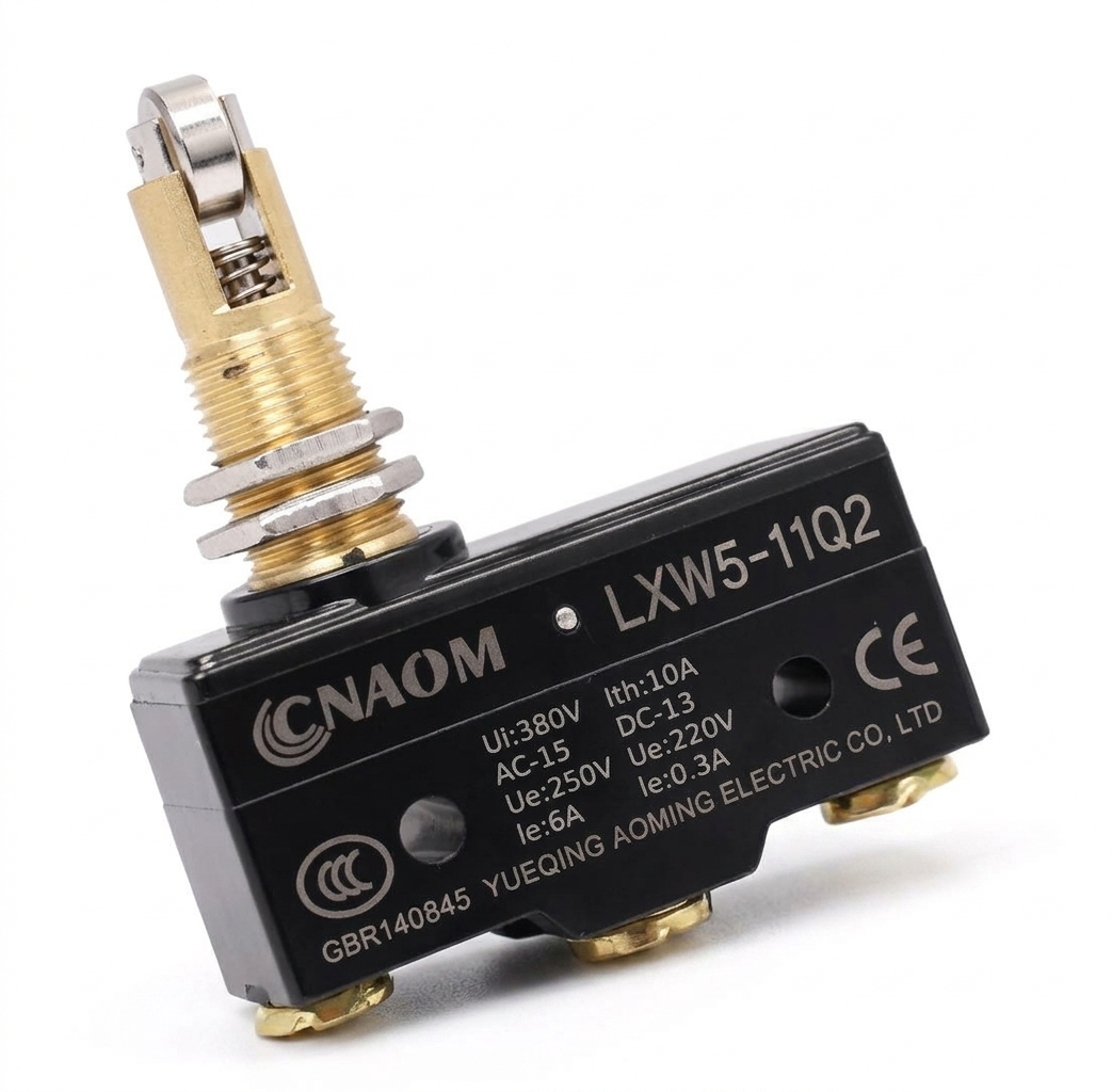Micro Switch con Botón Metálico Horizontal Alargado LXW5-11Q2 1