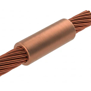 Molde de Grafito Unión  Recta  Cable a Cable 25 mm² / 4 AWG