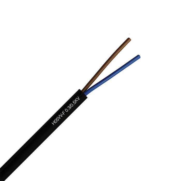 Cordón Flexible H05VV-F Multipolar 3x0.75mm2 Negro R-100Mts 1