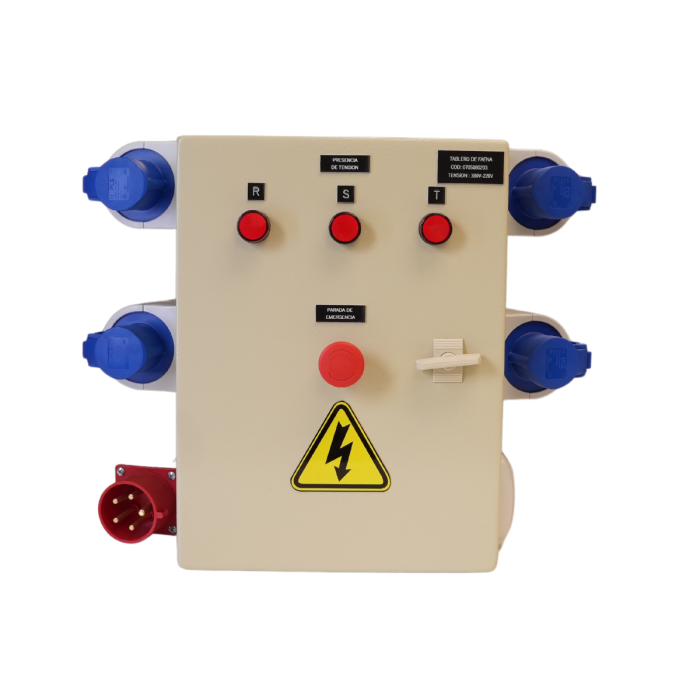 Tablero de Faena Metálico 220 / 380V 1