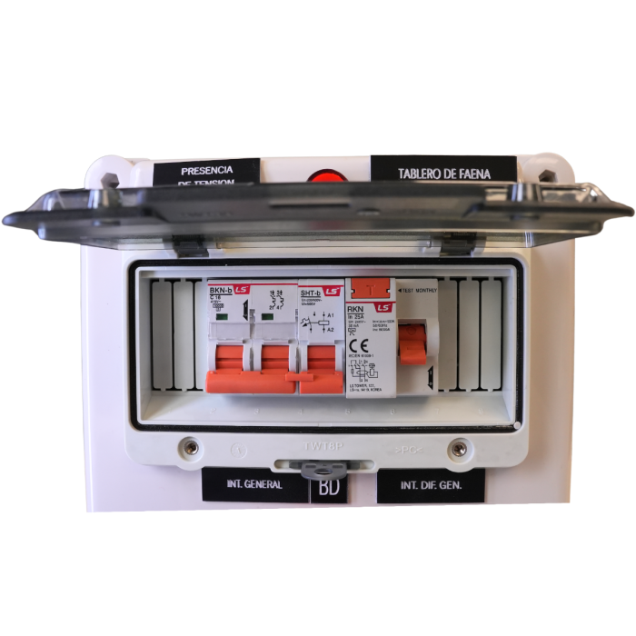 Tablero de Faena Estanco ABS 230V 340x220x150mm 3