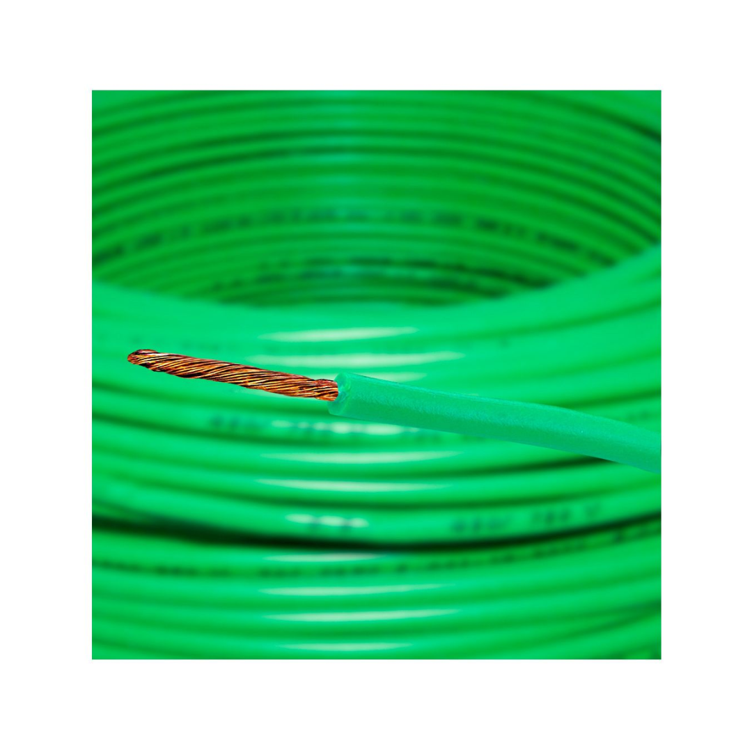 Cable CA 0,5mm H05V-K R-100M 70°C Verde 1