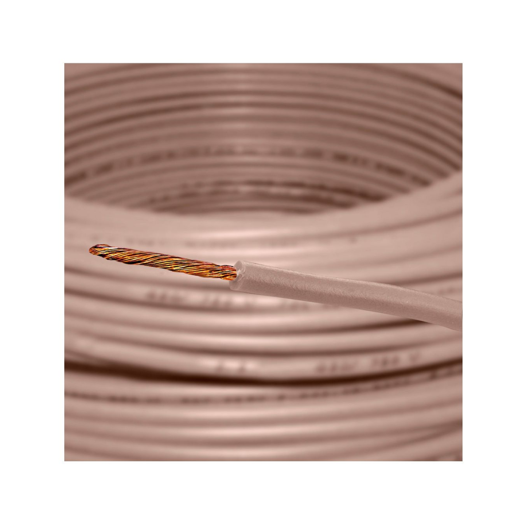 Cable CA 0,5mm H05V-K R-100M 70°C Café 1