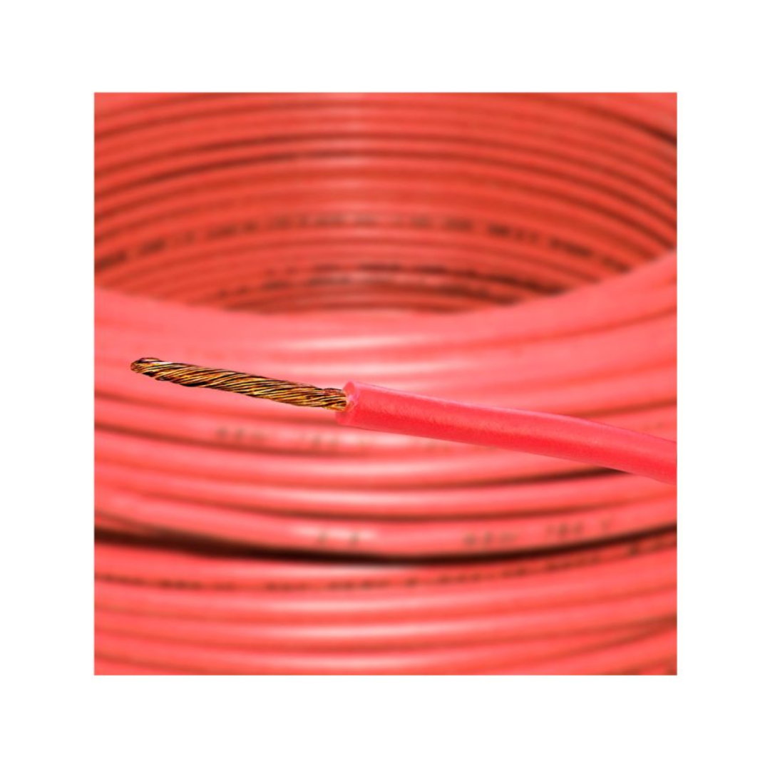 Cable CA 0,75mm H05V-K R-100M 500V 70°C Rojo 1