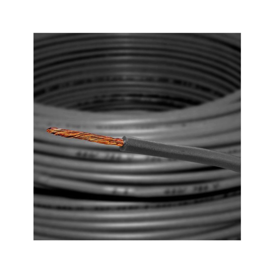 Cable CA 0,75mm H05V-K R-100M 500V 70°C Negro 1