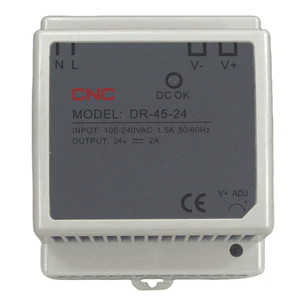  Fuente de Poder 60W 24VDC 2.5A a riel DIN CNC 