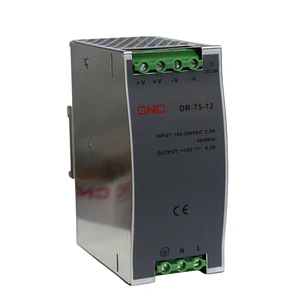 Fuente de Poder 120w 24VDC 5A a Riel Din CNC